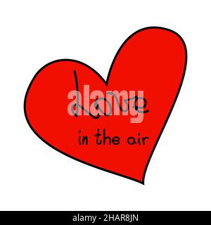 Romantico buon San Valentino illustrazione vettoriale Illustrazione Vettoriale