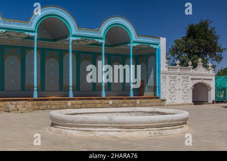 Emir's Summer Palace of Moon-like Stars Sitorai-Mokhi-Khosa vicino Bukhara, Uzbekistan Foto Stock