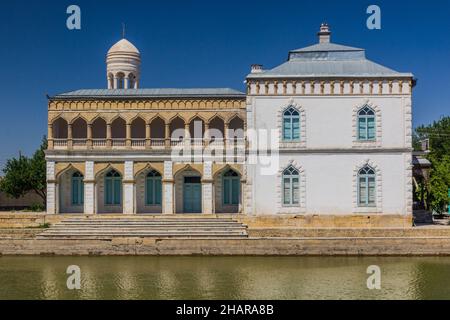 Emir's Summer Palace of Moon-like Stars Sitorai-Mokhi-Khosa vicino Bukhara, Uzbekistan Foto Stock