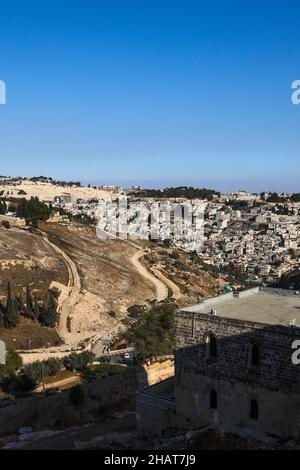 Israele Gerusalemme Valle di Hinnom 4 aprile 2015 Foto Stock