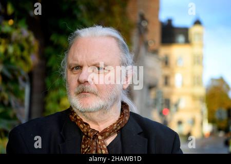 Lo scrittore norvegese Jon fosse fotografato a Stoccolma, Svezia, 21 ottobre 2021. Foto Jessica Gow / TT code 10070 Foto Stock