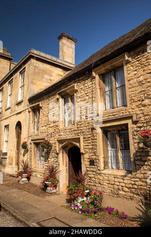 Regno Unito, Inghilterra, Lincolnshire Stamford, 16 Barn Hill, C12th ex vicaraggio Foto Stock