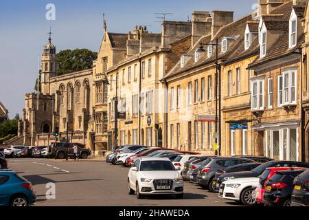 Regno Unito, Inghilterra, Lincolnshire Stamford, Broad Street Foto Stock