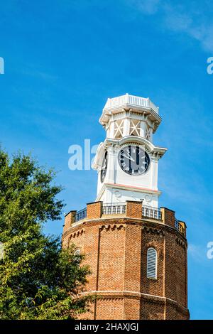 Torre dell'Orologio, East 2nd Street, Roma, Georgia Foto Stock