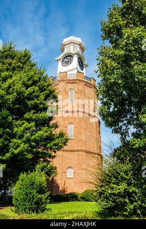 Torre dell'Orologio, East 2nd Street, Roma, Georgia Foto Stock