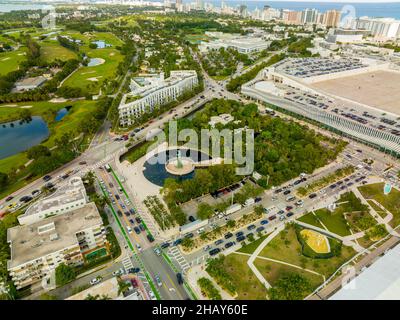 Miami Beach Holocaust Museum Green Hand Foto Stock