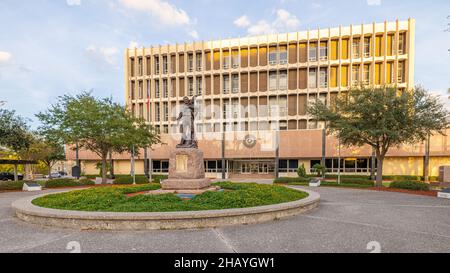 Galveston, Texas, USA - 23 novembre 2021: Il tribunale della contea di Galveston Foto Stock