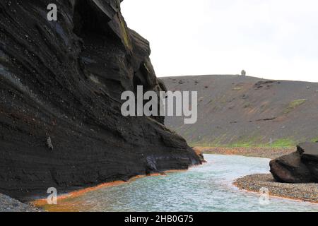 Parco termale di Hveradalir Kerlingarfjoll Foto Stock