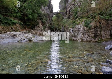 Riviere de la Bendola, Vallee de la Roya, Alpes-Maritimes, Mercantour, 06, Foto Stock