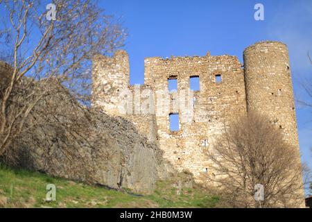 Chateau de Bargeme, Var, 83, Region Sud Foto Stock