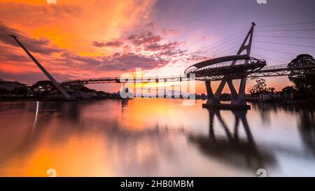 Darul Hana Brigde piedistallo Foto Stock