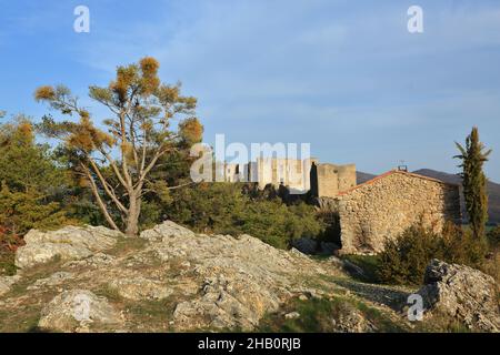 Chateau de Bargeme, Var, 83, Region Sud Foto Stock