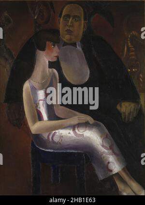 Paul-Gustave van Hecke e sua moglie Norine De Schrijver, Frits Van den Berghe, (1923), Painting, (1923), Belgian Art Foto Stock