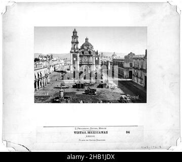 Untitled, A. Briquet, francese, attivo 1860-1895, fotografia in argento albume, n.d., 5 1/4 x 7 1/2 poll Foto Stock