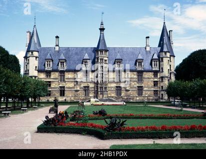 Palazzo Ducale di Nevers, Francia 1971 Foto Stock