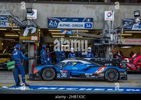 #36, SIGNATECH ALPINE ELF - fra, ALPINE A470 - GIBSON, Andre NEGRAO, Pierre RAGUES, Thomas LAURENT 2020 FIA World Endurance Championship Season 8 Roun Foto Stock
