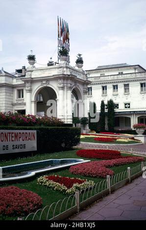 Il Casinò, Aix-les-Bains, Savoia, Francia, 1974 Foto Stock