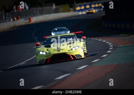 #97, ASTON MARTIN RACING - GBR, ASTON MARTIN VANTAGE AMR, Maxime MARTIN, Alex LYNN, Harry TINCKNELL 2020 FIA World Endurance Championship Season 8 Rou Foto Stock