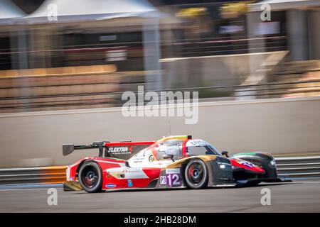 12, RACING EXPERIENCE, LUX, Duqueine M30 - D08 - Nissan, David Hauser (LUX), Gary Hauser (LUX), Tom Cloet (BEL) 2021 European le Mans Series, le Caste Foto Stock