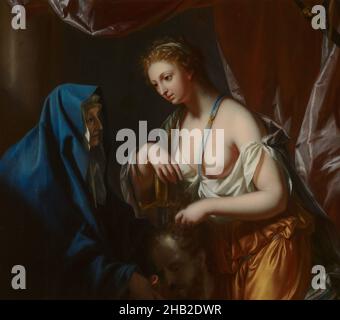 Judith con la testa di Holofernes, Philip van Dijk, 1726 Foto Stock