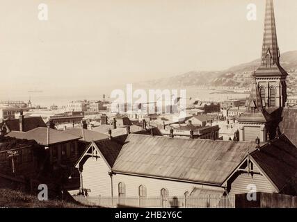 Wellington, Muir & Moodie studio, studio fotografico, 1901, Dunedin, fotografia Foto Stock