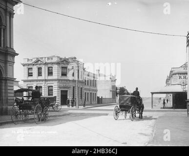 Browning Street, Napier, Burton Brothers studio, studio fotografico, Dunedin, fotografia in bianco e nero Foto Stock