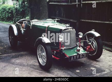 Vettura classica con tourer Aston Martin 'le Mans' degli anni '30 fotografato c 1960 Foto Stock