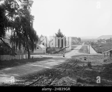 A Wanganui, studio Burton Brothers, studio di fotografia, Dunedin, fotografia in bianco e nero Foto Stock