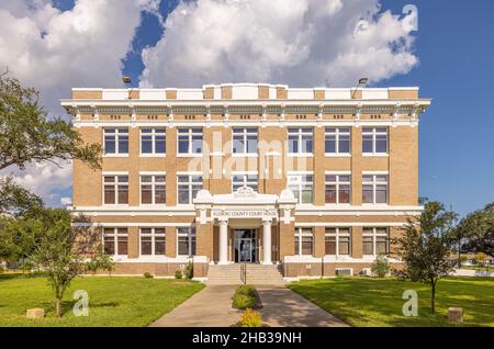 Kingsville, Texas, USA - 18 settembre 2021: Il tribunale della contea di Kleberg Foto Stock