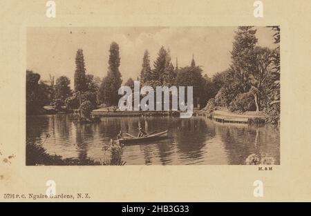 Ngaire Gardens, Nuova Zelanda, Muir & Moodie studio, 1909, Eltham Foto Stock