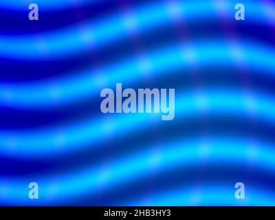 Sfondo astratto, blu ciano vibrante onda gradiente decorativo illustrazione creativa Foto Stock