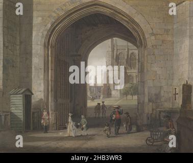 The Tower Gate at Windsor Castle 1767, Paul Sandby, 1767, Inghilterra Foto Stock