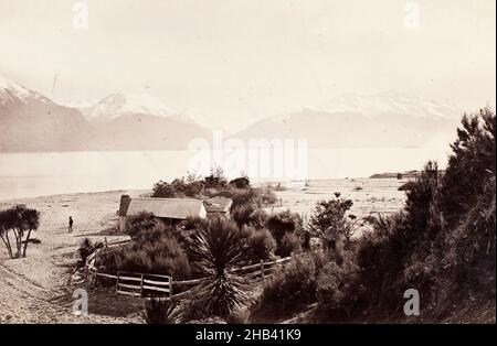 Wakatipu, studio Burton Brothers, 1880-1890s, Wakatipu, Lake Foto Stock