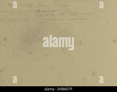 Pagina 25 verso da un libro di 45 pagine, Note sul printmaker Hans Sebald Beham, Reinier Craeyvanger, 1822 - 1880 Foto Stock