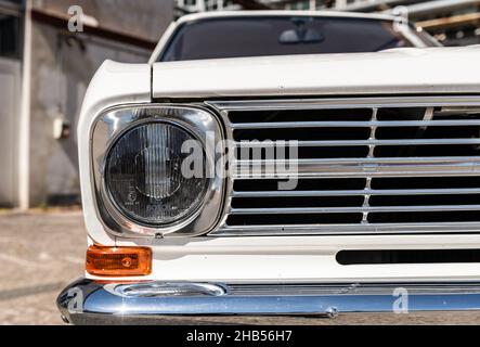 06 maggio 2020, Baden-Wuerttemberg, Rüsselsheim: Opel Kadett B, 50 anni, presso la fabbrica Opel di Rüsselsheim. Foto: Silas Stein/dpa Foto Stock