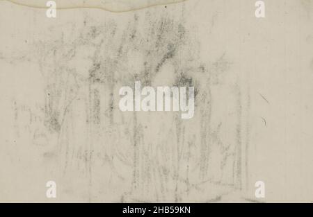 Pagina 78 da un libretto di 49 pagine, Abklatsch del disegno gesso a pagina 79., disegnatore: Marius Bauer, 1888, Marius Bauer, 1888 Foto Stock