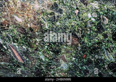 Sfondo in marmo verde naturale ad alta risoluzione. Foto Stock