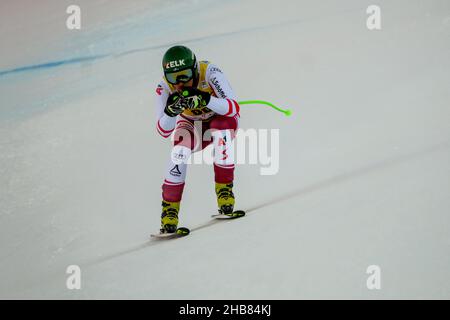 Val Gardena, Italia. 17th Dic 2021. Mac Franz (AUT) durante la Coppa del mondo di sci FIS 2021 - Super-G uomo, gara di sci alpino in Val Gardena, Italia, Dicembre 17 2021 Credit: Agenzia fotografica indipendente/Alamy Live News Foto Stock