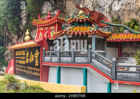 IPOH, MALAYASIA - 25 MARZO 2018: Tempio di Ling Sen Tong a Ipoh, Malesia. Foto Stock