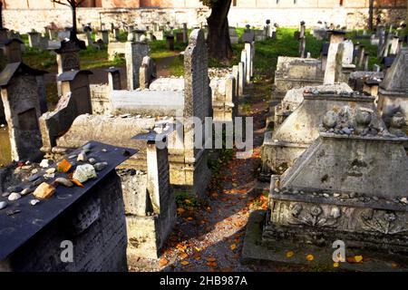 Polonia, Cracovia, Kazimierz, ebrei censura. Foto Stock