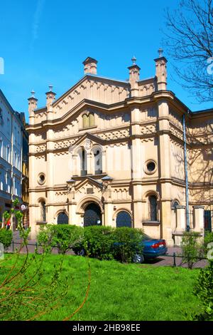 Polonia, Cracovia, Kazimierz, sinagoga Tempel. Foto Stock