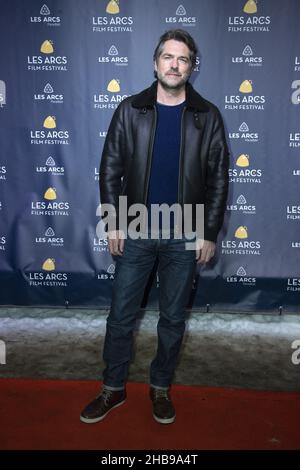 Bourg Saint Maurice, Francia. 17th Dic 2021. Thibault Gast partecipa alla cerimonia di chiusura Photocall come parte del Les Arcs Film Festival 13th a Bourg Saint Maurice, Francia il 17 dicembre 2021. Foto di Aurore Marechal/ABACAPRESS.COM Credit: Abaca Press/Alamy Live News Foto Stock