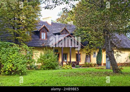 Polonia, Cracovia, Krzeslawice, casa padronale Matejko. Foto Stock