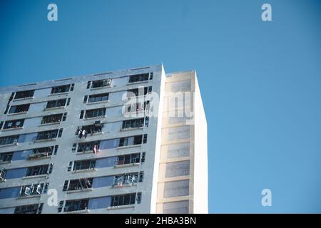 Una proprietà pubblica a Hong Kong Foto Stock