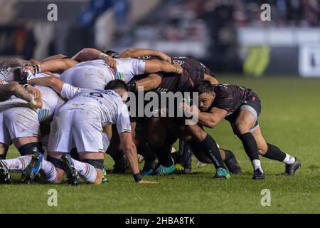 Toulon, Francia. 17th Dic 2021. Julien Ory (Rugby Club Toulonnais) durante la Challenge Cup Rugby Club Toulonnais contro Zebre Rugby Club allo stadio Felix Mayol di Tolone, in Francia, il 17 dicembre 2021. Photo by Florian Escoffier/ABACAPRESS.COM Credit: Abaca Press/Alamy Live News Foto Stock