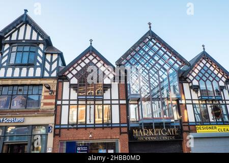 Mercato Place,Wigan,città,centro,circoscrizione,di,Greater Manchester,nord-ovest,Inghilterra,nord,nord,inglese,GB,Gran,Gran Bretagna,Gran Bretagna,Regno Unito,Regno Unito,Europa,europeo Foto Stock