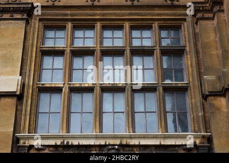 Elizabethan County House, architettura, Windows Foto Stock