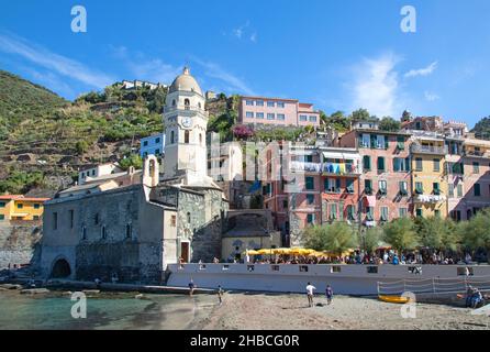 Cinque Terre, parco nazionale e regione storica in Liguria, Italia Foto Stock