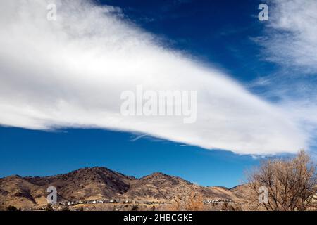 Nuvole su Golden, Colorado, Stati Uniti Foto Stock