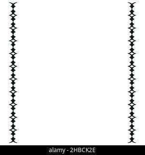 Icona cornice di testo ornamento. Semplice stile grande vendita poster sfondo simbolo. Elemento di design del logo. Stampa di T-shirt con cornice di testo ornamentale. Illustrazione Vettoriale